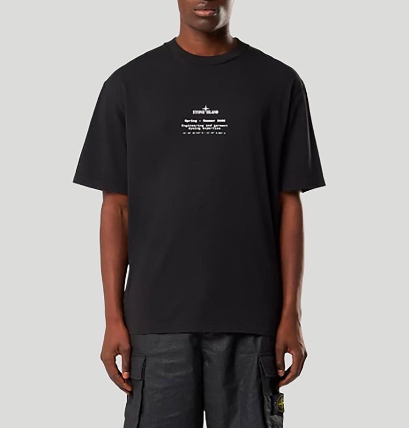 Stone Island Regular-Fit Short-Sleeve T-Shirt With Stone Print L1S152100001 S0285V0029 stone island 