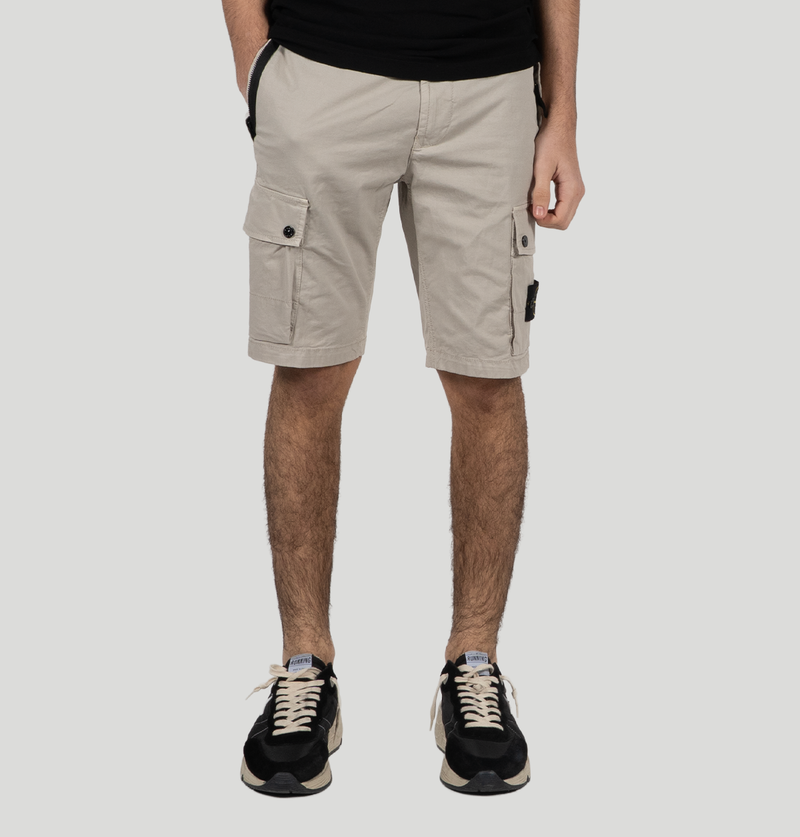 Stone Island Bermuda Shorts With Logo<BR/> L1S15L100019 S0A10V0061 stone island 