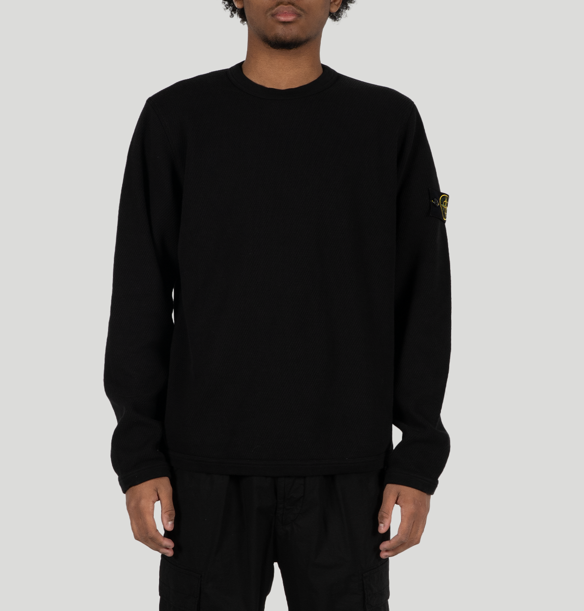 Stone Island Crewneck Sweatshirt In Organic Cotton Fleece L1S156100011 S0297V0029 stone island 