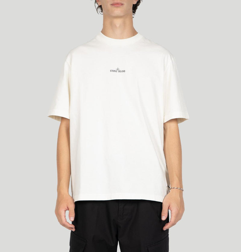 Stone Island Ivory Jersey Printed K2S152100037 S0241V0093 stone island 