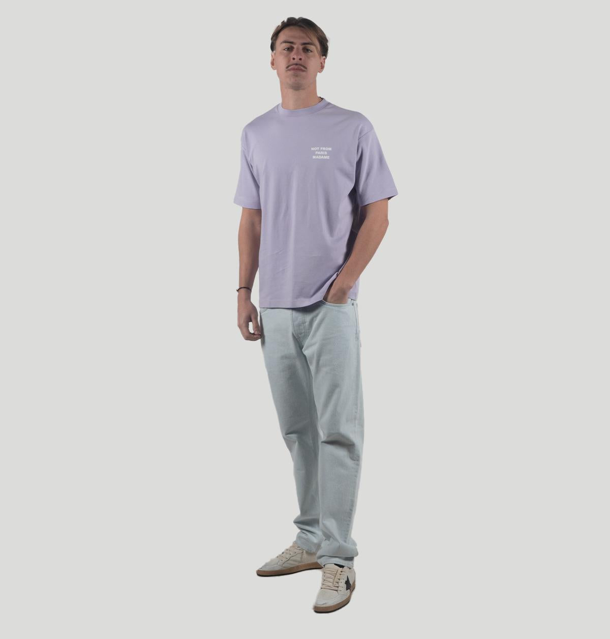 Drole De Monsieur Le T-Shirt Slogan TS203 CO002LAV drole de monsieur 