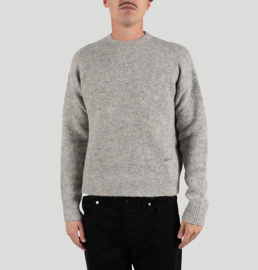 AMI Pull Col Rond Ami de Cœur H25HKS824 KN0021GRIS ami 