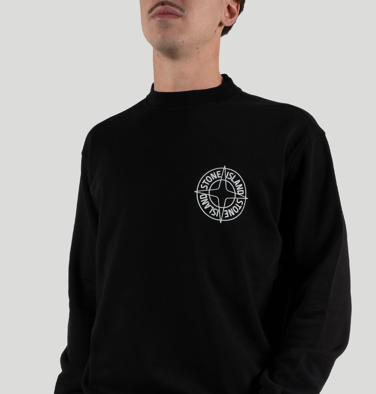 Stone Island Brushed Organic Cotton Fleece L1S156100001 S0283V0029 stone island 