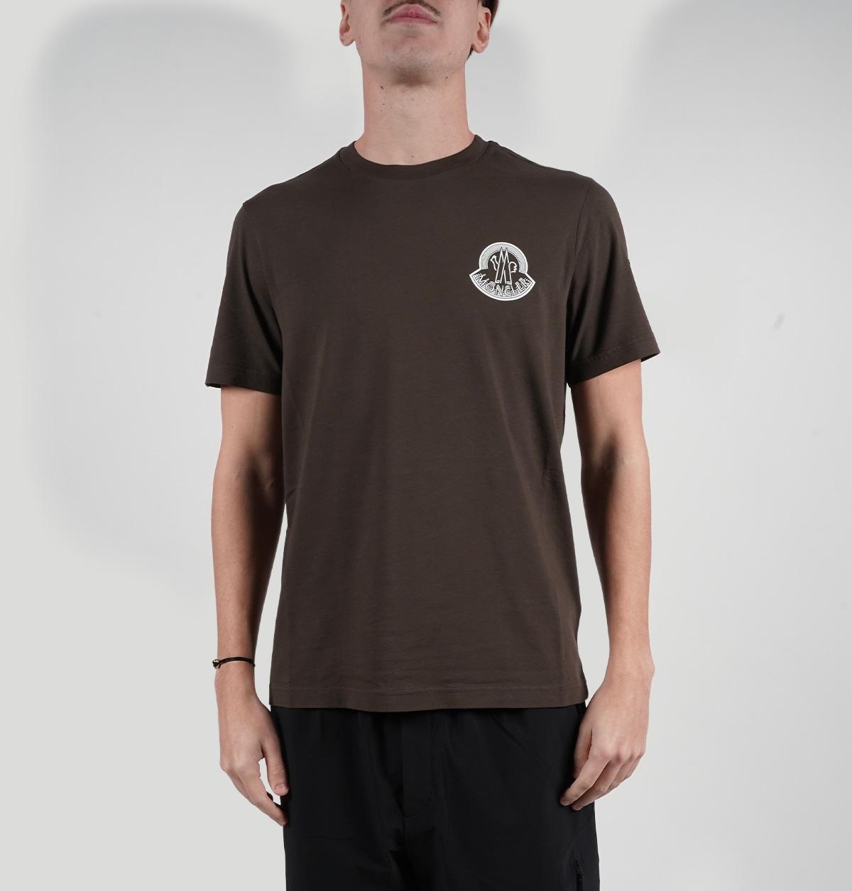 Moncler Logo Cotton Jersey<BR/> L10918C00020 89AYW258 Moncler 