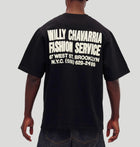 Willy Chavarria Fashion Services Standard Tee WCJSY0180 001BLACK willy chavarria 