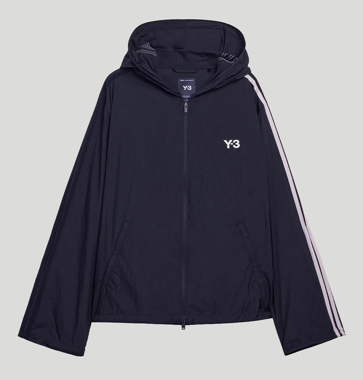 Y3 Nylon Wired 3 Stripes Track Top KF1085 NYL WIRE 3S TTBLACK Y-3 