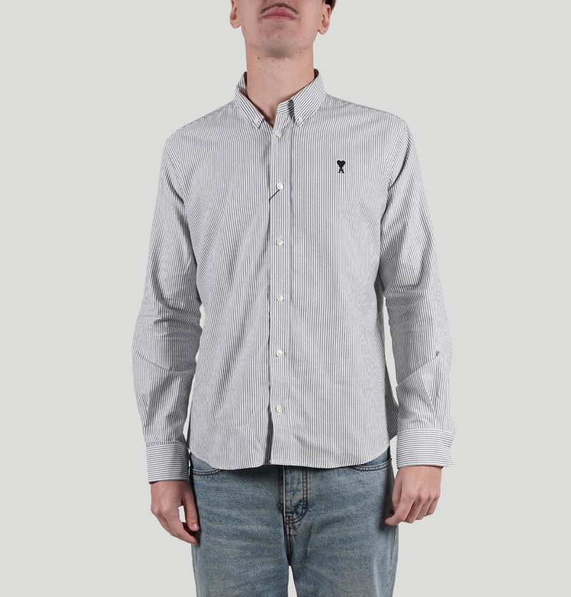 Ami Ami Paris Relaxed Fit Button-Down Shirt HSH763 CO0087039 ami 
