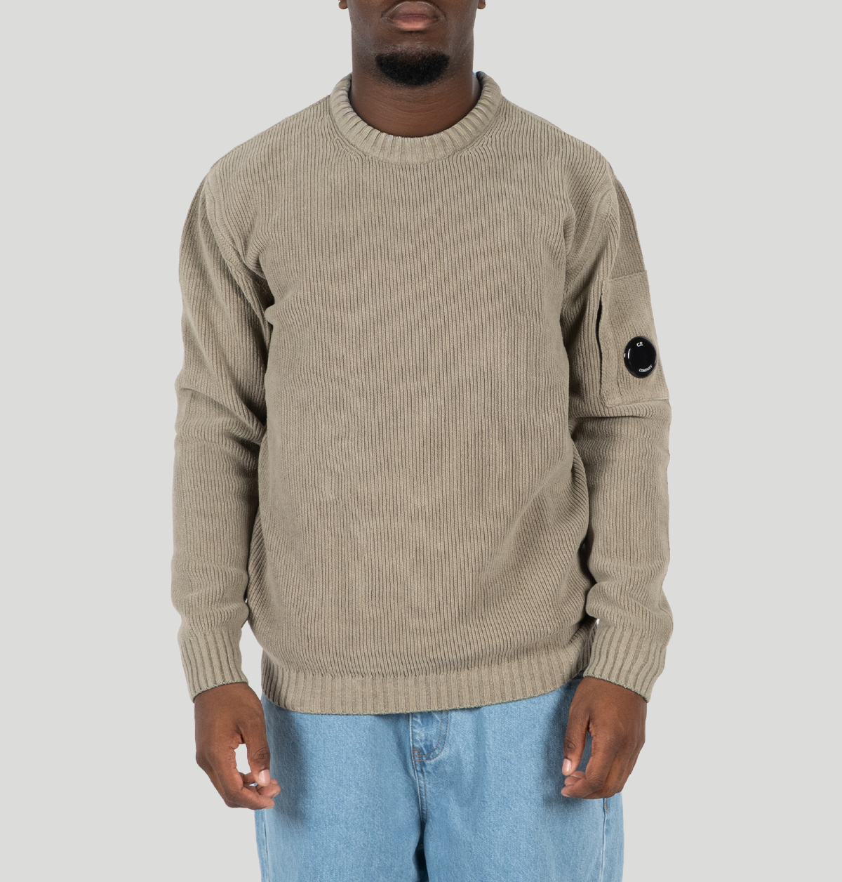 C.P. Company Cotton Chenille Crewneck 19CMKN017A 005558G356 C P company 