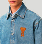 Ami Ami Paris Relaxed Denim Jacket UJK897 DE0046480 ami 