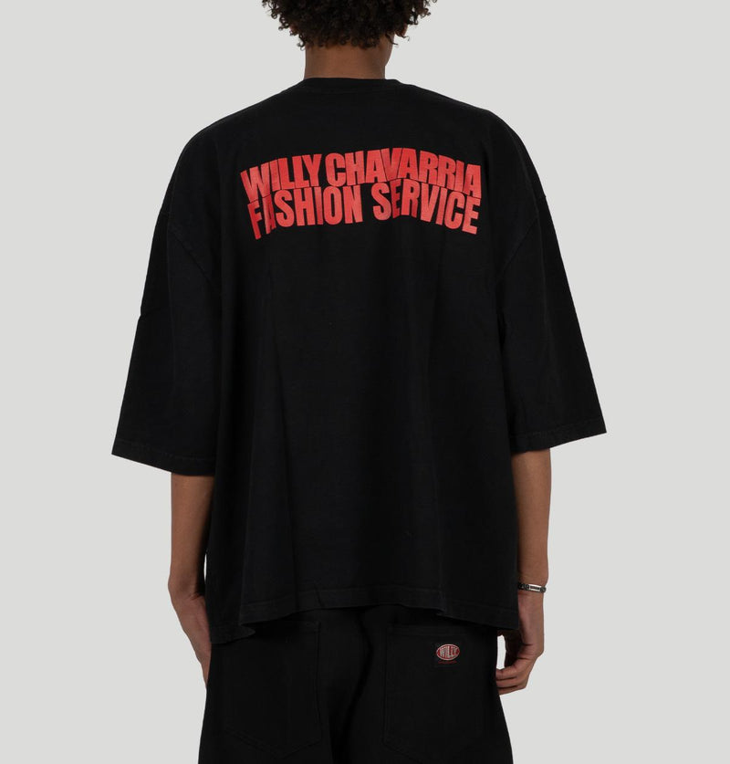 Willy Chavaria Casa De Chavarria Buffalo Tee WCJSY0143 001BLACK willy chavarria 