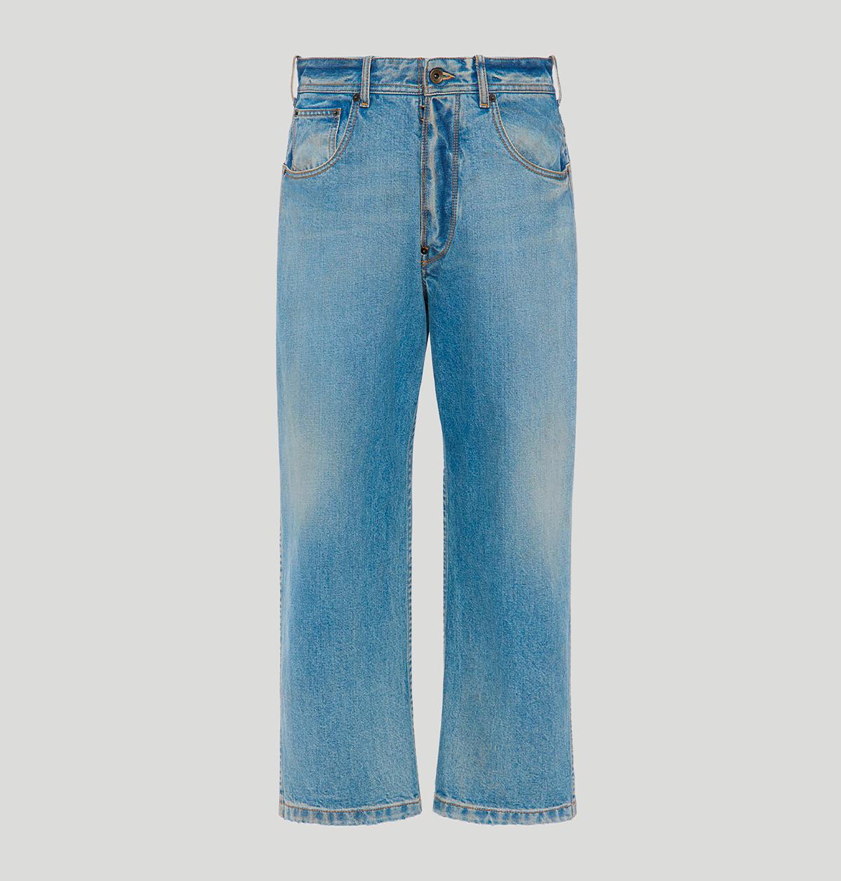 Maison Margiela Dstraight-Leg Cropped Jeans S50LA0245 S30561987 Maison Margiela 