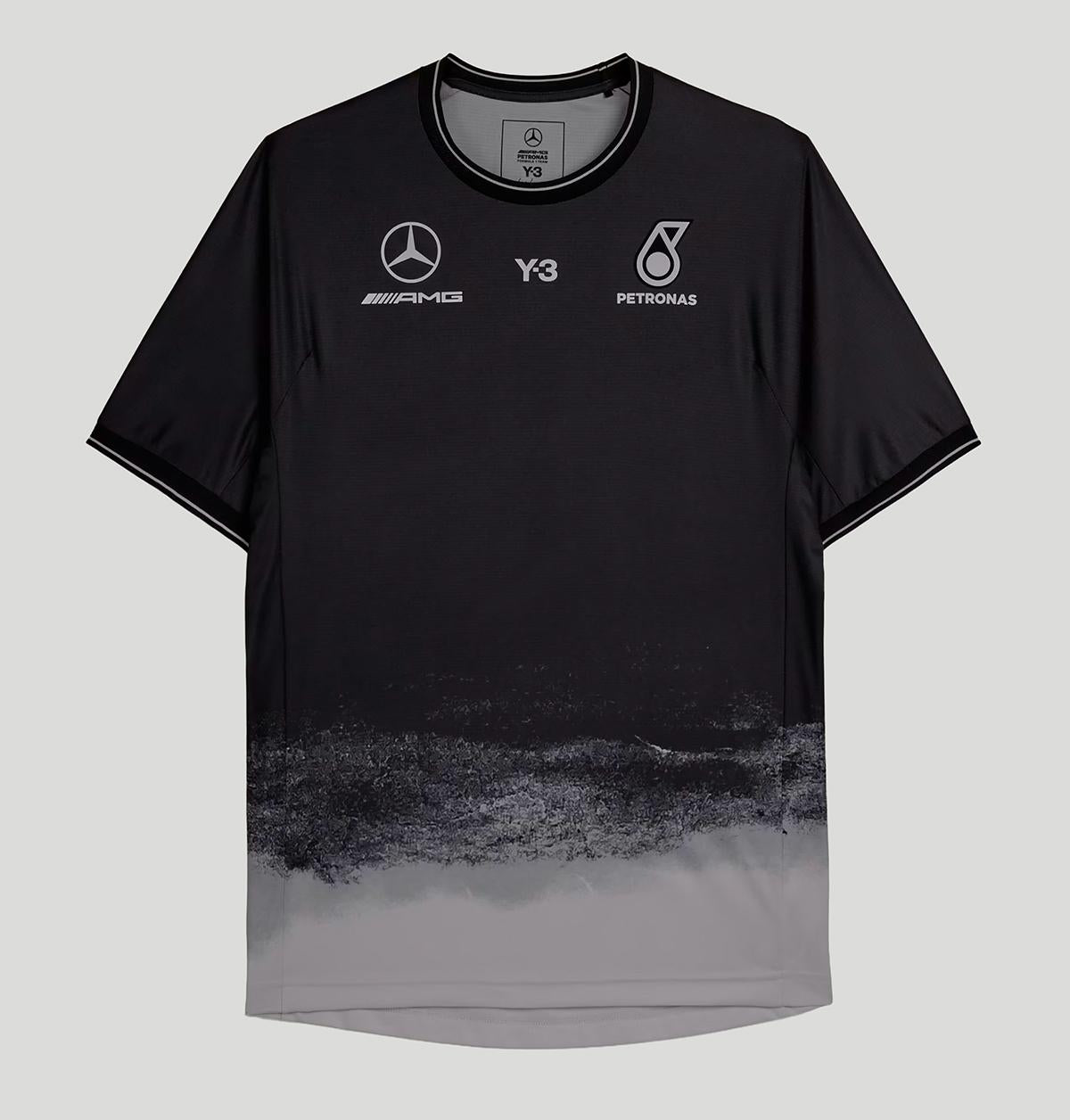 Y-3 Mercedes Team Mechanics Short Sleeve Jersey KR2341 BLACKBLACK Y-3 