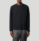 Stone Island Crewneck Sweatshirt In Organic Cotton Fleece L1S156100011 S0297V0029 stone island 
