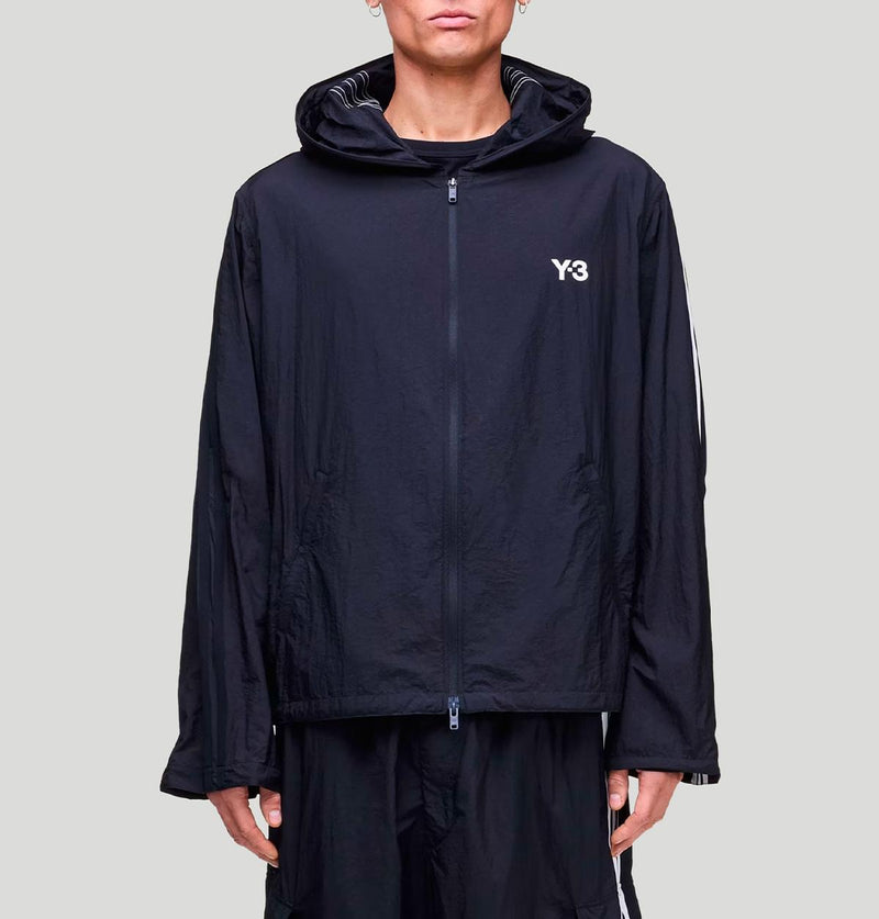Y3 Nylon Wired 3 Stripes Track Top KF1085 NYL WIRE 3S TTBLACK Y-3 