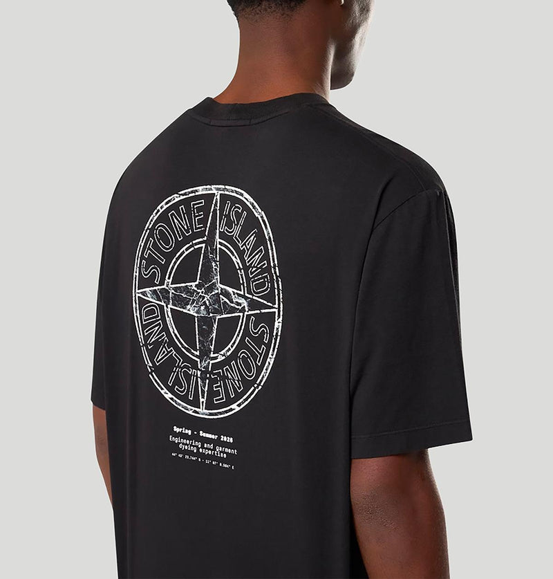 Stone Island Regular-Fit Short-Sleeve T-Shirt With Stone Print L1S152100001 S0285V0029 stone island 