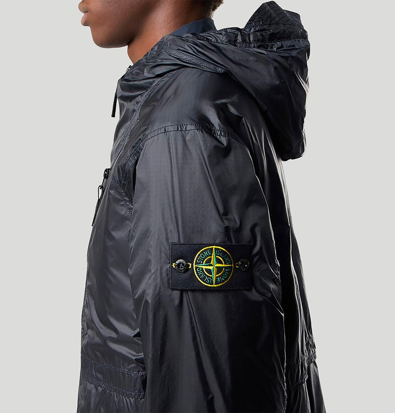 Stone Island Hooded Jacket In Nylon Metal Econyl L1S154100057 S0163V0020 stone island 