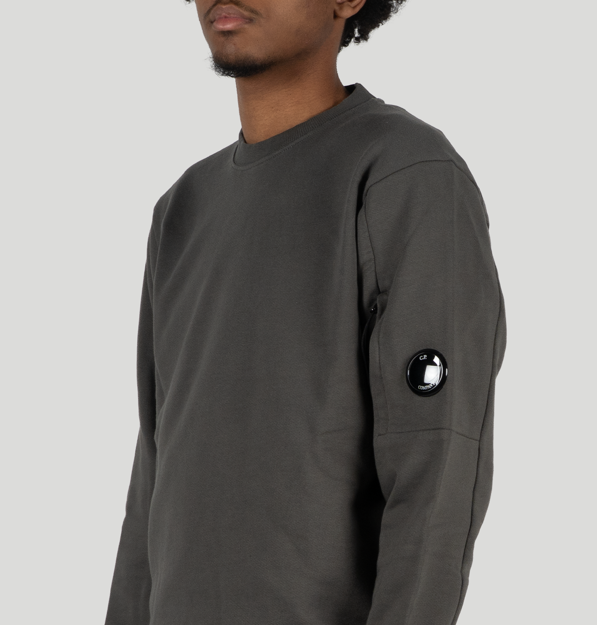 Cp Company Diagonal Raised Fleece Crewneck Lens 20CMSS713A 005086W921 C P company 