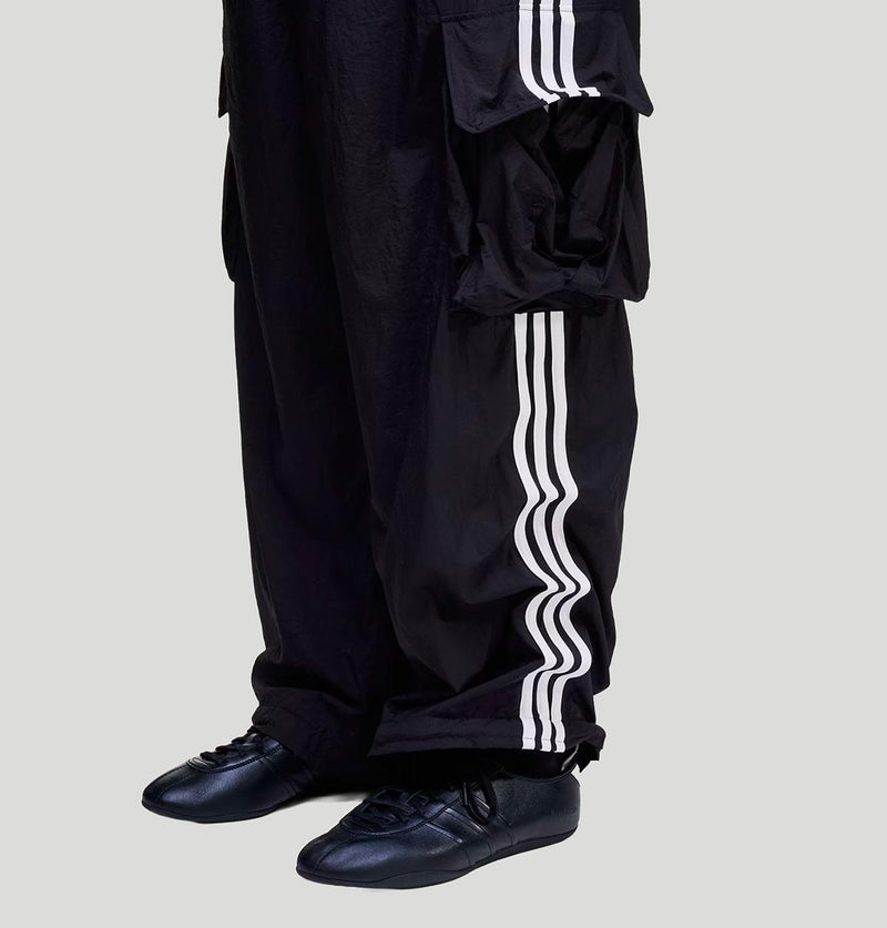 Y3 Nylon Wired 3 Stripes Cargo Pants KF1087 NYL WRE 3S CARGBLACK Y-3 