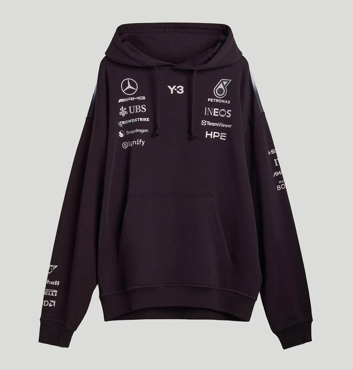 Y-3 Mercedes Team Hoodie KR2392 BLACKBLACK Y-3 