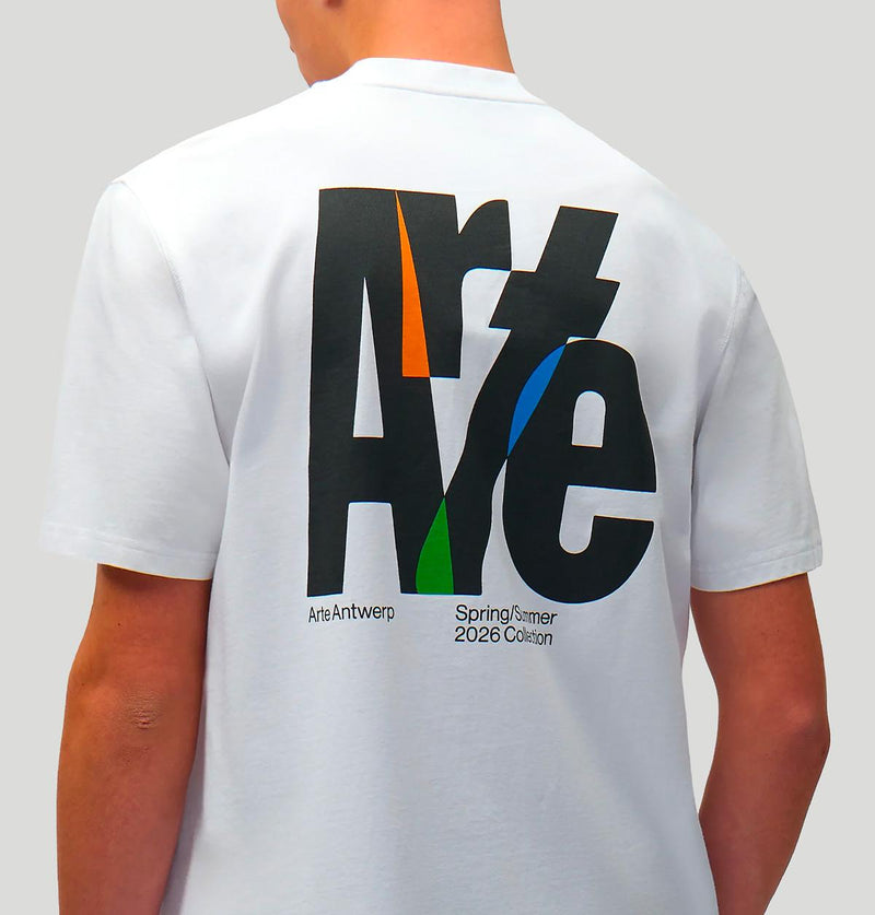 Arte Big Logo Back SS26141T WHITE100 arte 