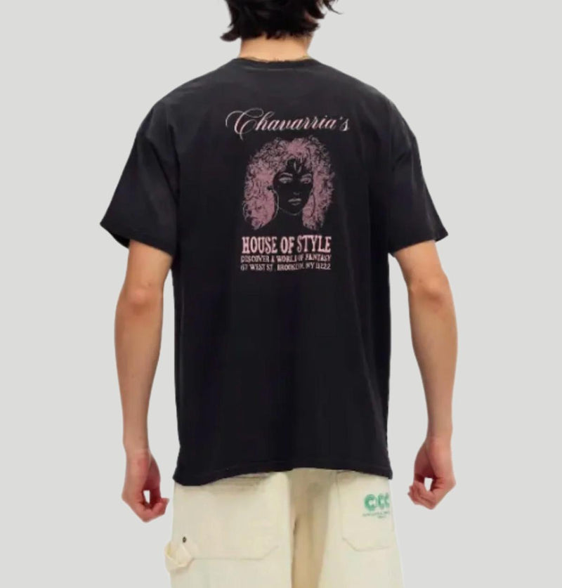 Willy Chavarria House Of Style Easy Tee WCJSY0175 001BLACK willy chavarria 