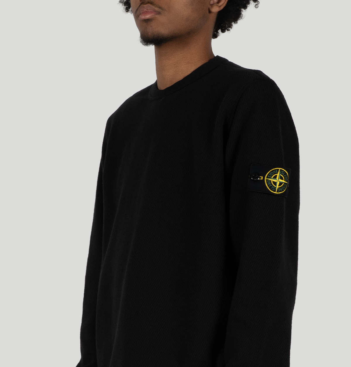 Stone Island Crewneck Sweatshirt In Organic Cotton Fleece L1S156100011 S0297V0029 stone island 