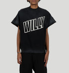 Willy Chavaria Willy Muscle Tee WCJSY0146 001BLACK willy chavarria 