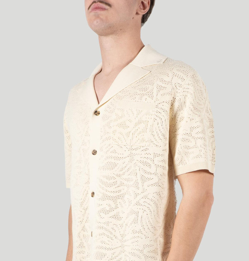 Drole De Monsieur Chemise Maille Dentelle CA174 CO293OW drole de monsieur 