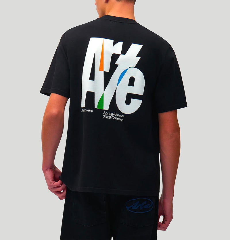 Arte Big Logo Back SS26141T BLACK1 arte 