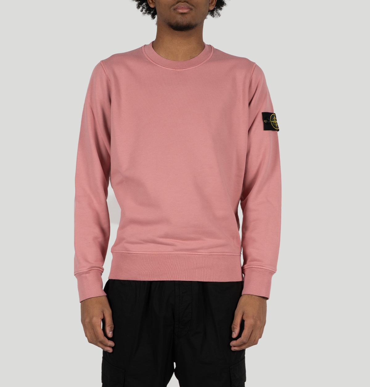 Stone Island Crewneck Sweatshirt In Organic Cotton Fleece L1S156100060 S0051V008G stone island 