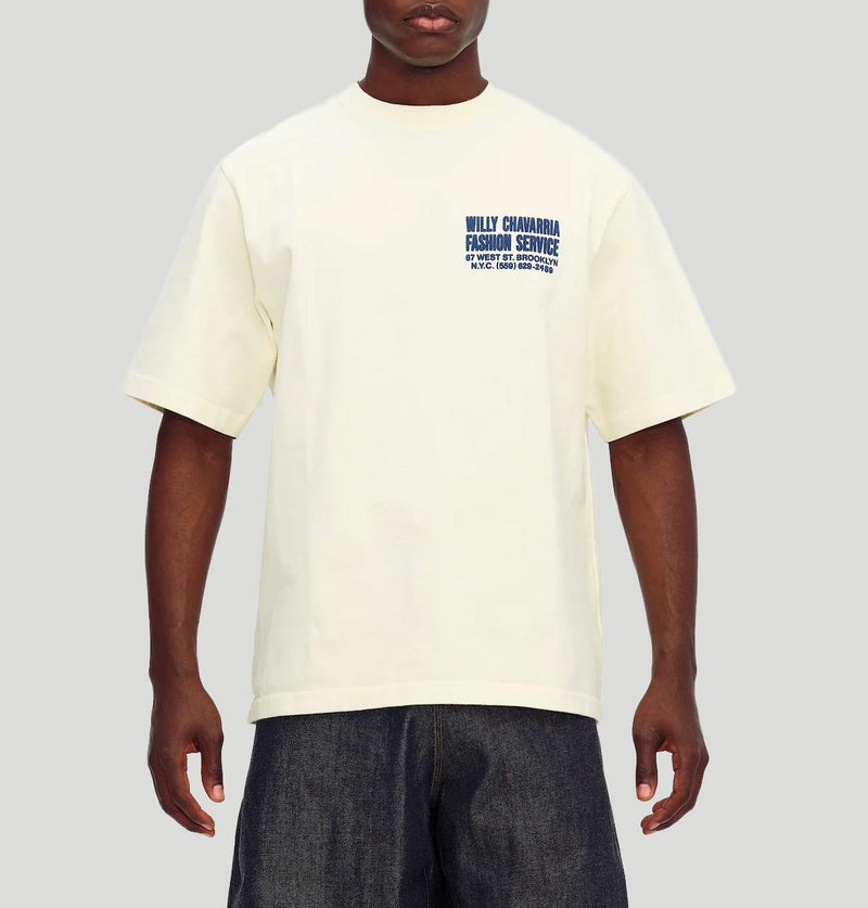 Willy Chavarria Fashion Services Standard Tee WCJSY0180 065MASA willy chavarria 