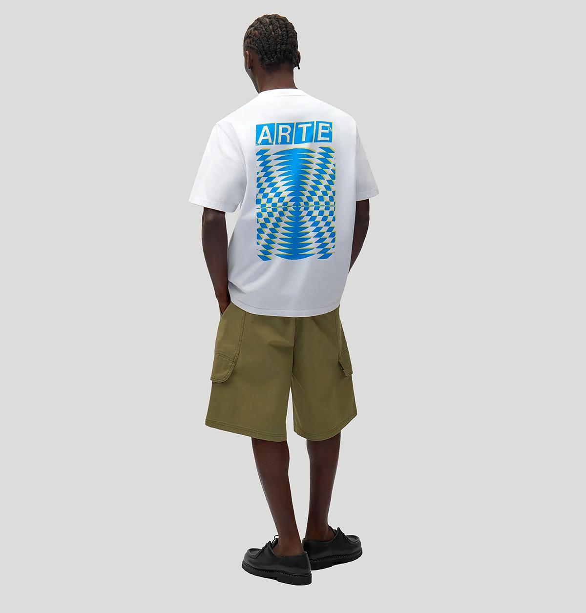 Arte Abstract Back Print<BR/> SS26139T WHITE100 arte 