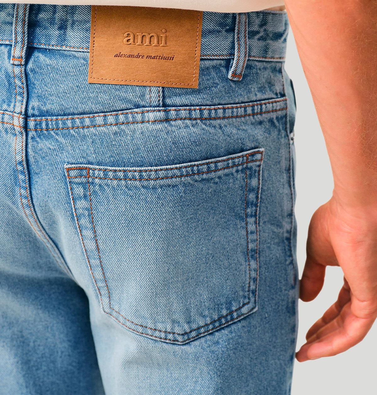 Ami Ami Paris Tapered Fit Cotton Trousers HTR103 DE0046480 ami 