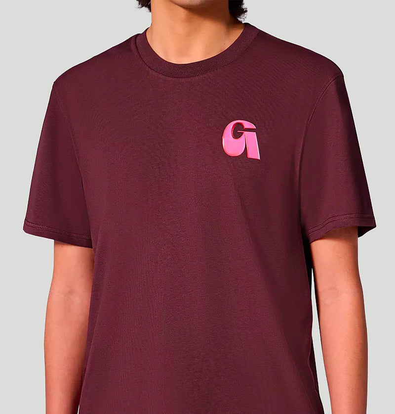 Gertrude Leonce Letter E26LEONCELETTER TEE SHIRTBORDEAUX gertrude 