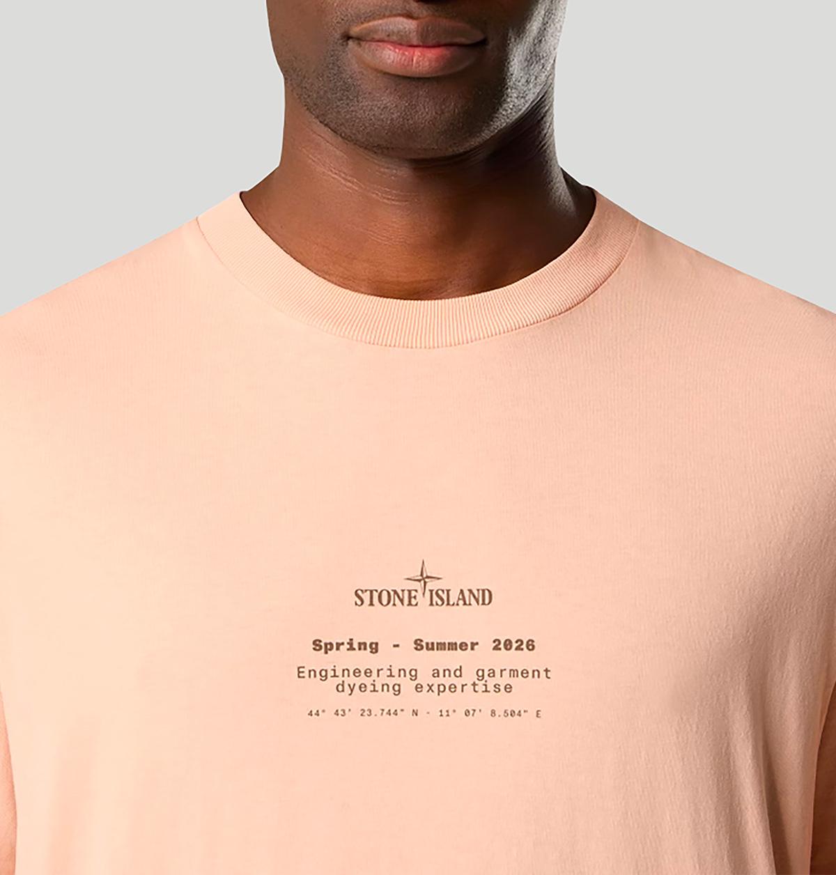 Stone Island Regular-Fit Short-Sleeve T-Shirt With Stone Print L1S152100001 S0285V008E stone island 