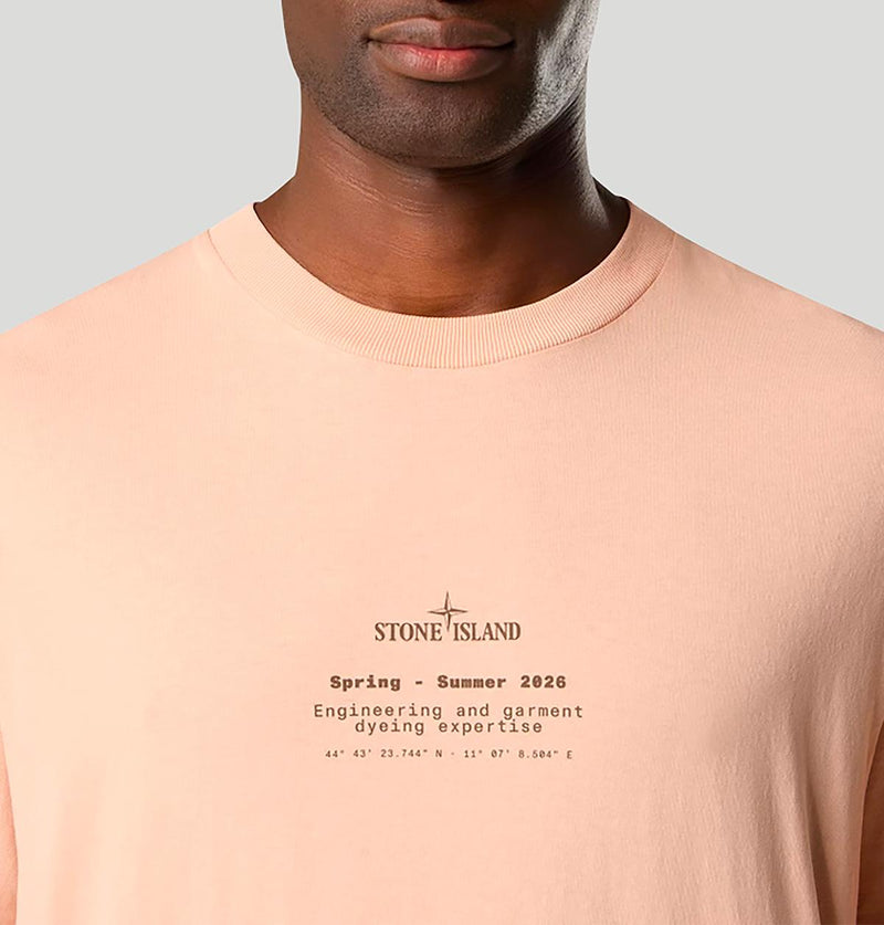 Stone Island Regular-Fit Short-Sleeve T-Shirt With Stone Print L1S152100001 S0285V008E stone island 
