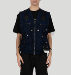 Stone Island Utility Vest In Ultralight Denim K2S15G100016 S00J2VJ201 stone island 