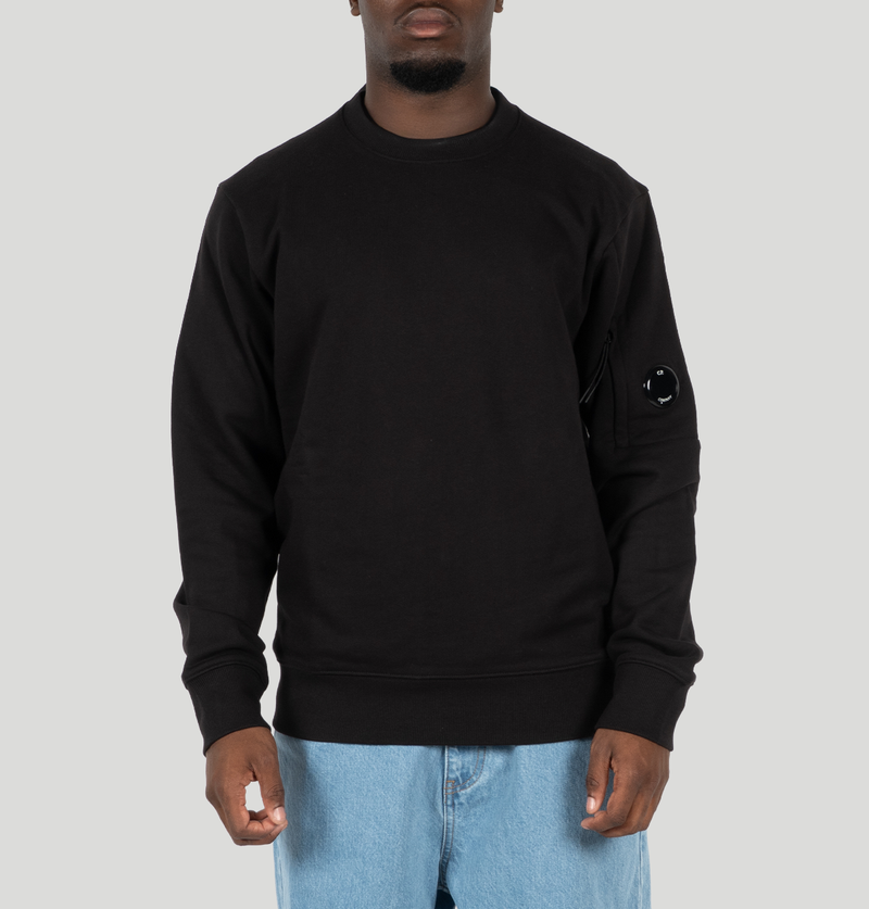 C.P. COMPANY Diagonal Raised Fleece Crewneck Lens RCCMSS713A 005086W999 C P company 