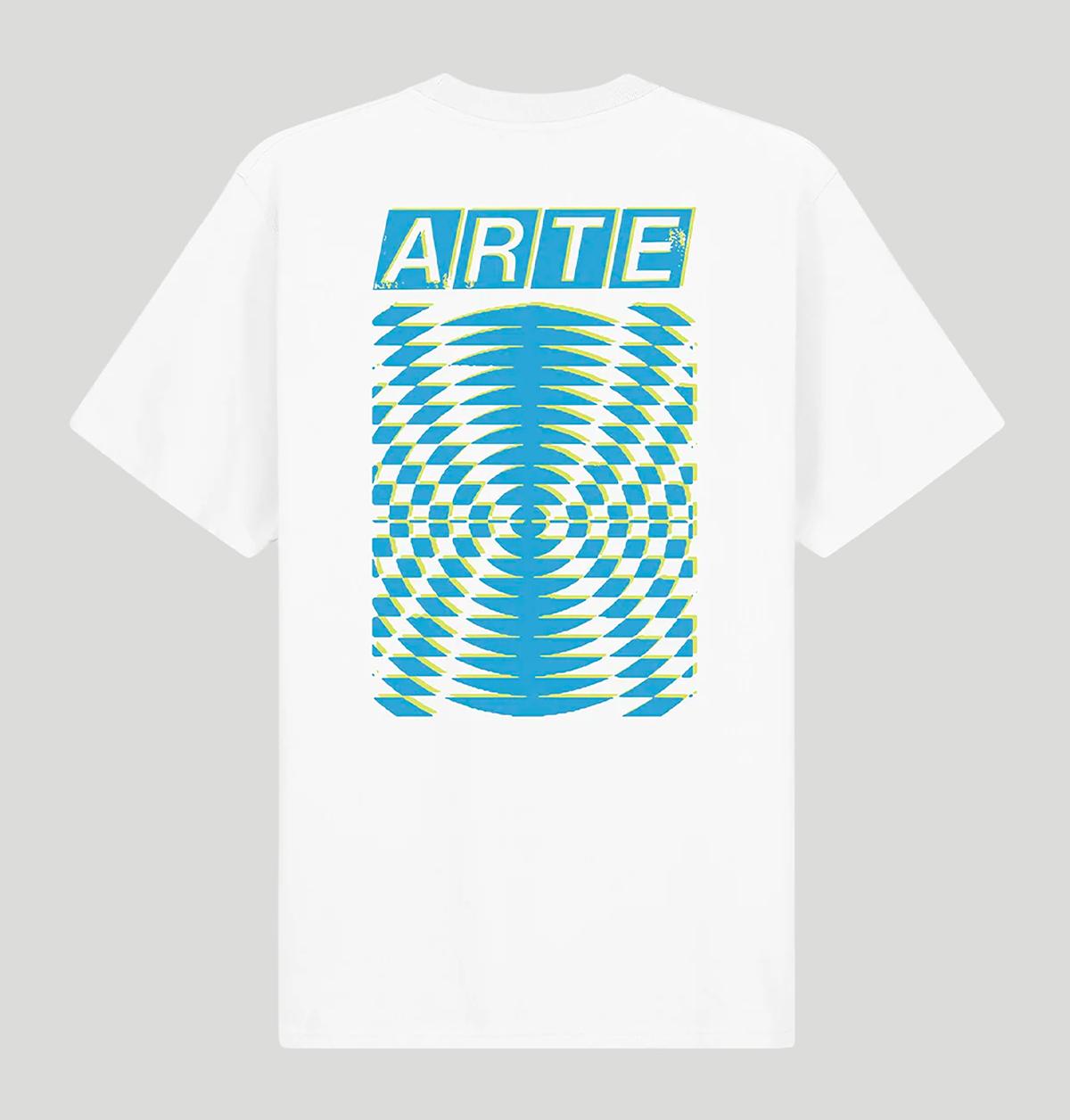Arte Abstract Back Print<BR/> SS26139T WHITE100 arte 