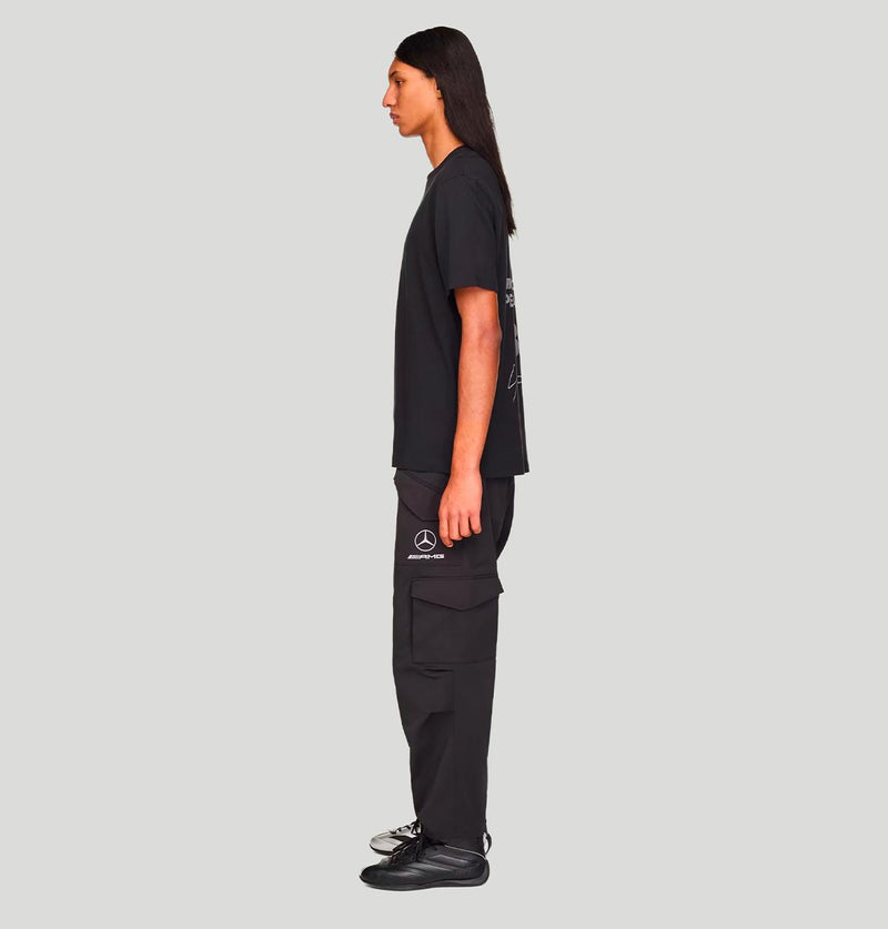Y-3 Mercedes Logo Stack Short Sleeve Tee KR2373 BLACKBLACK Y-3 