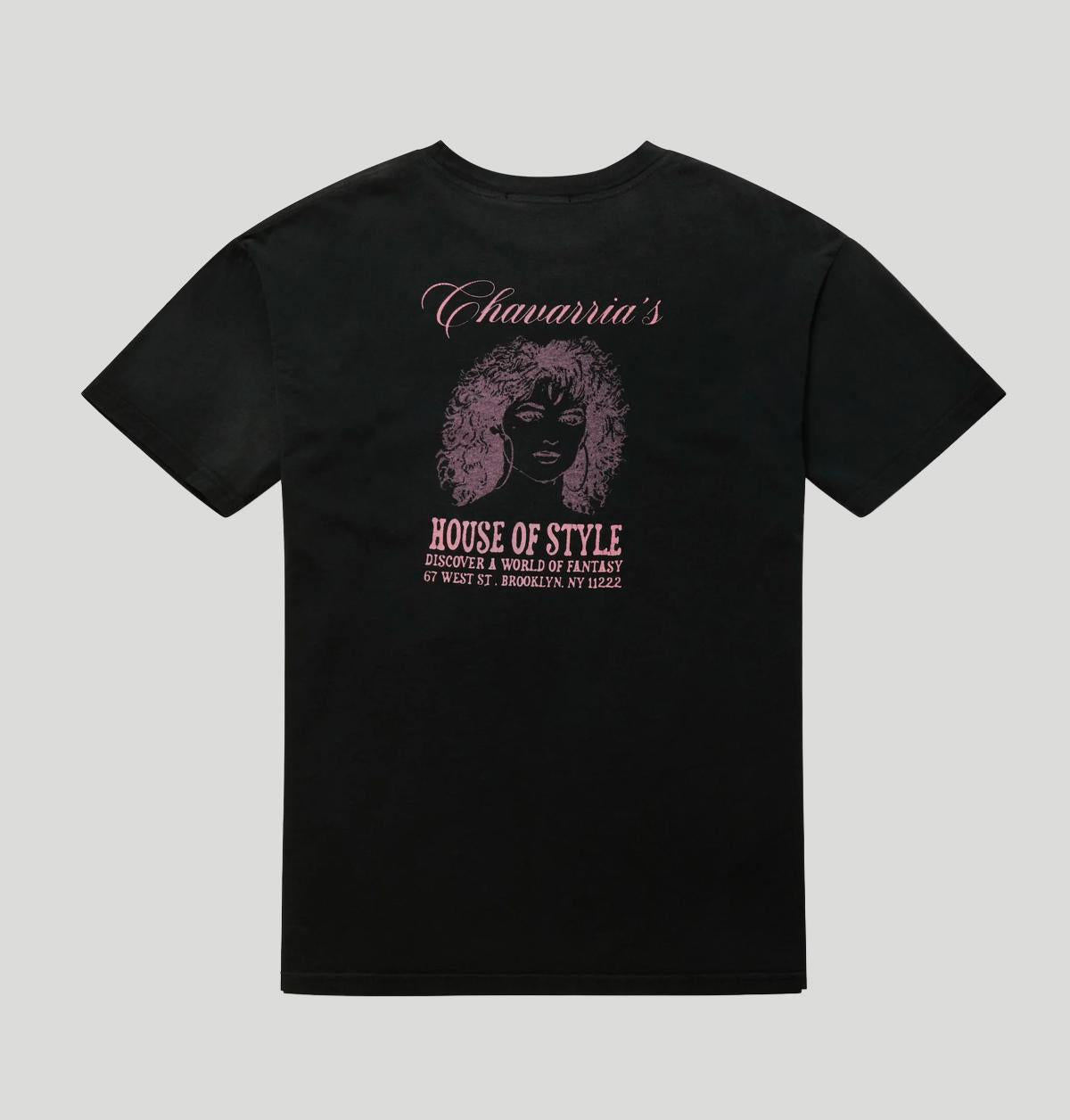 Willy Chavarria House Of Style Easy Tee WCJSY0175 001BLACK willy chavarria 