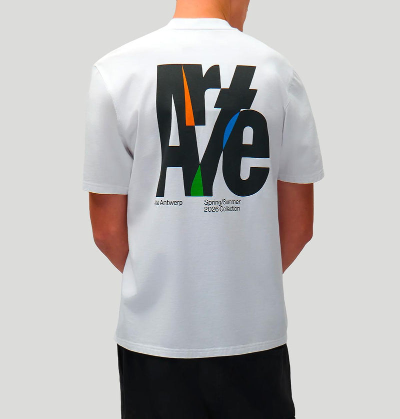 Arte Big Logo Back SS26141T WHITE100 arte 