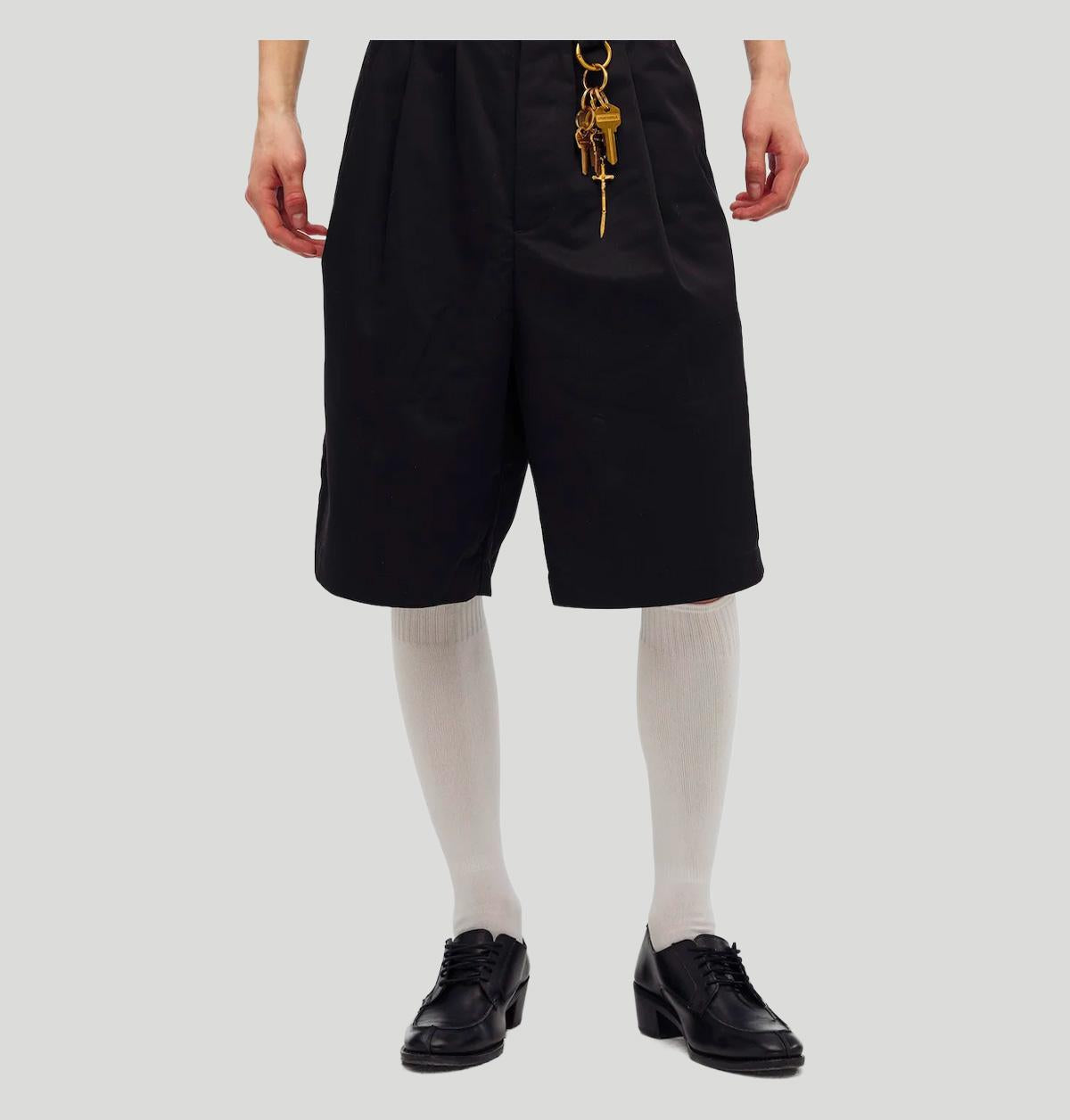 Willy Chavarria Borracho Short WCBTM0053 001BLACK willy chavarria 