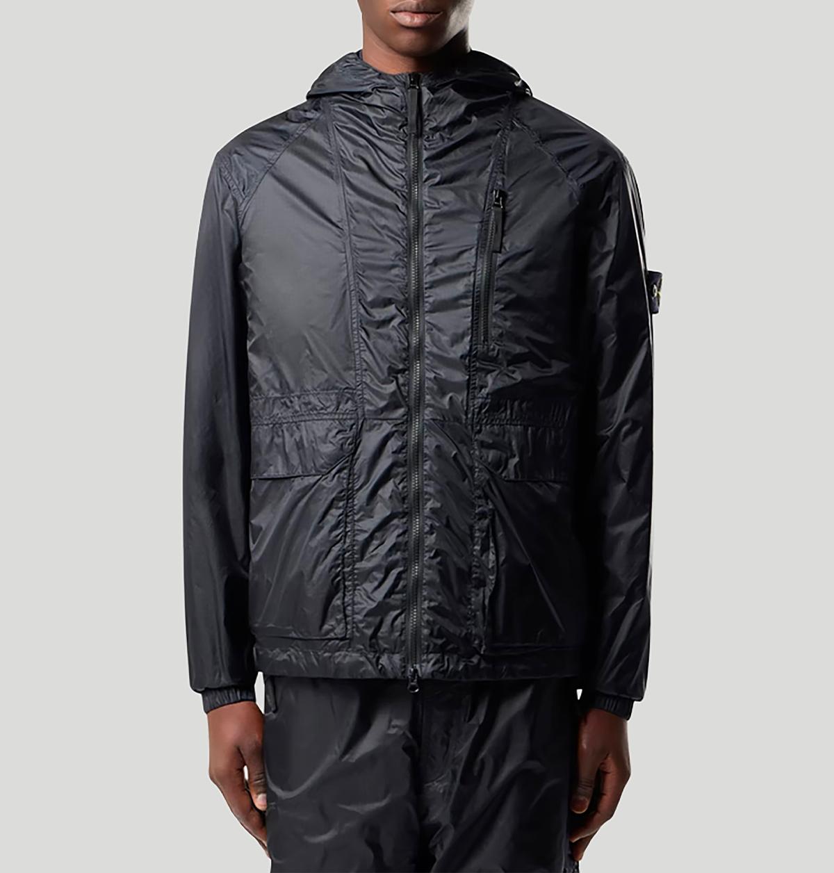 Stone Island Hooded Jacket In Nylon Metal Econyl L1S154100057 S0163V0020 stone island 