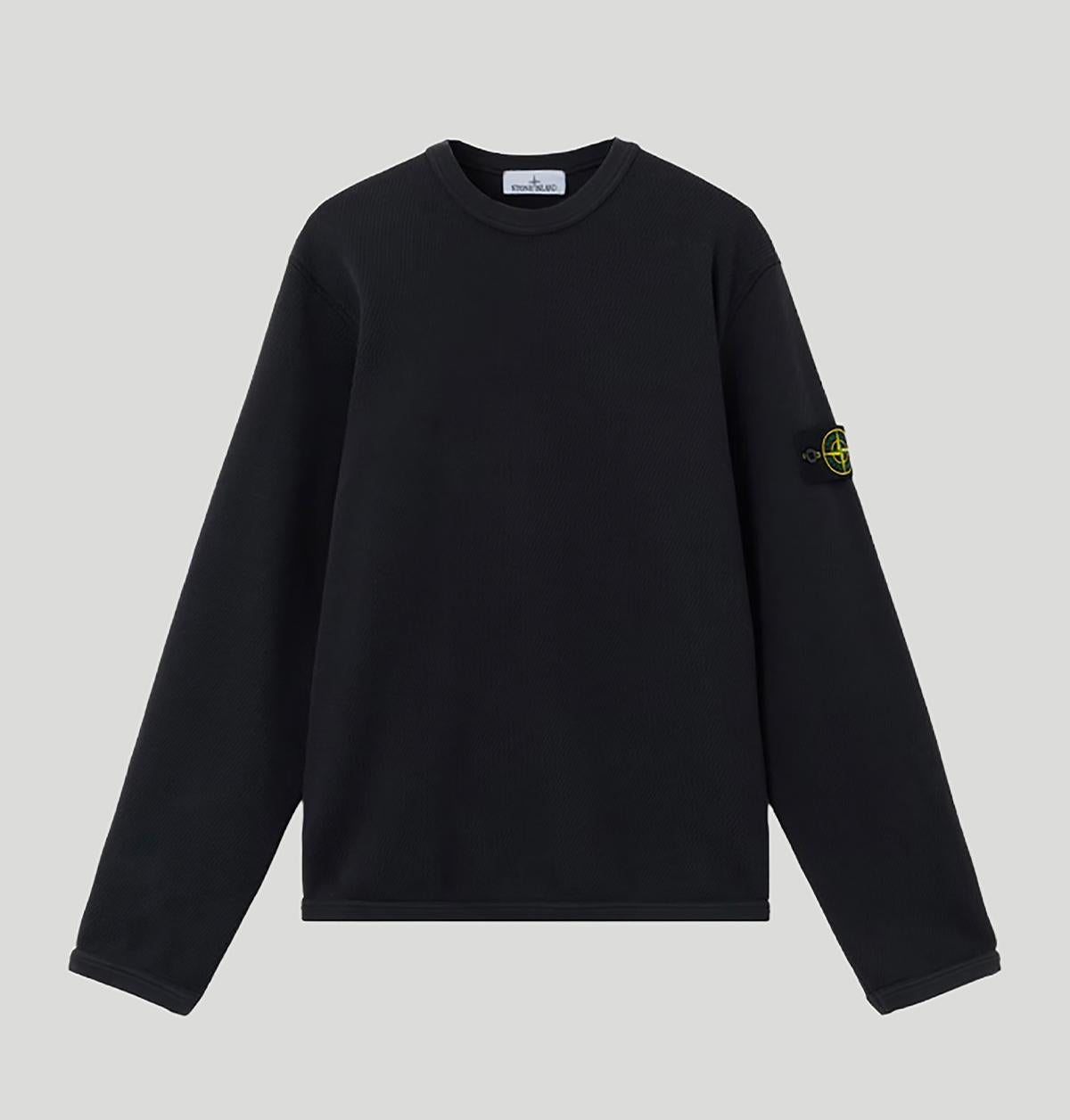 Stone Island Crewneck Sweatshirt In Organic Cotton Fleece L1S156100011 S0297V0029 stone island 