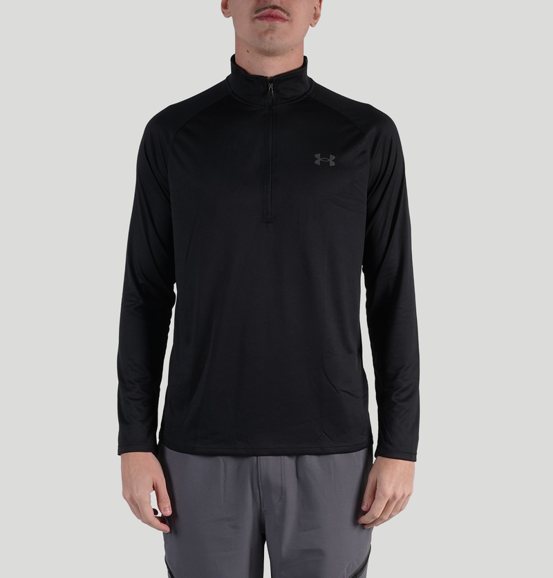 Under Armour 2.0 1/2 Zip Long Sleeve Shirt 1328495 001BLK Under armour 