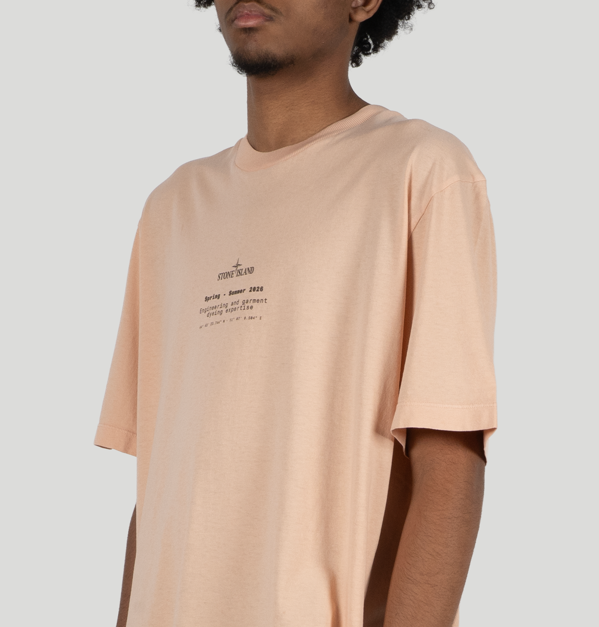 Stone Island Regular-Fit Short-Sleeve T-Shirt With Stone Print L1S152100001 S0285V008E stone island 