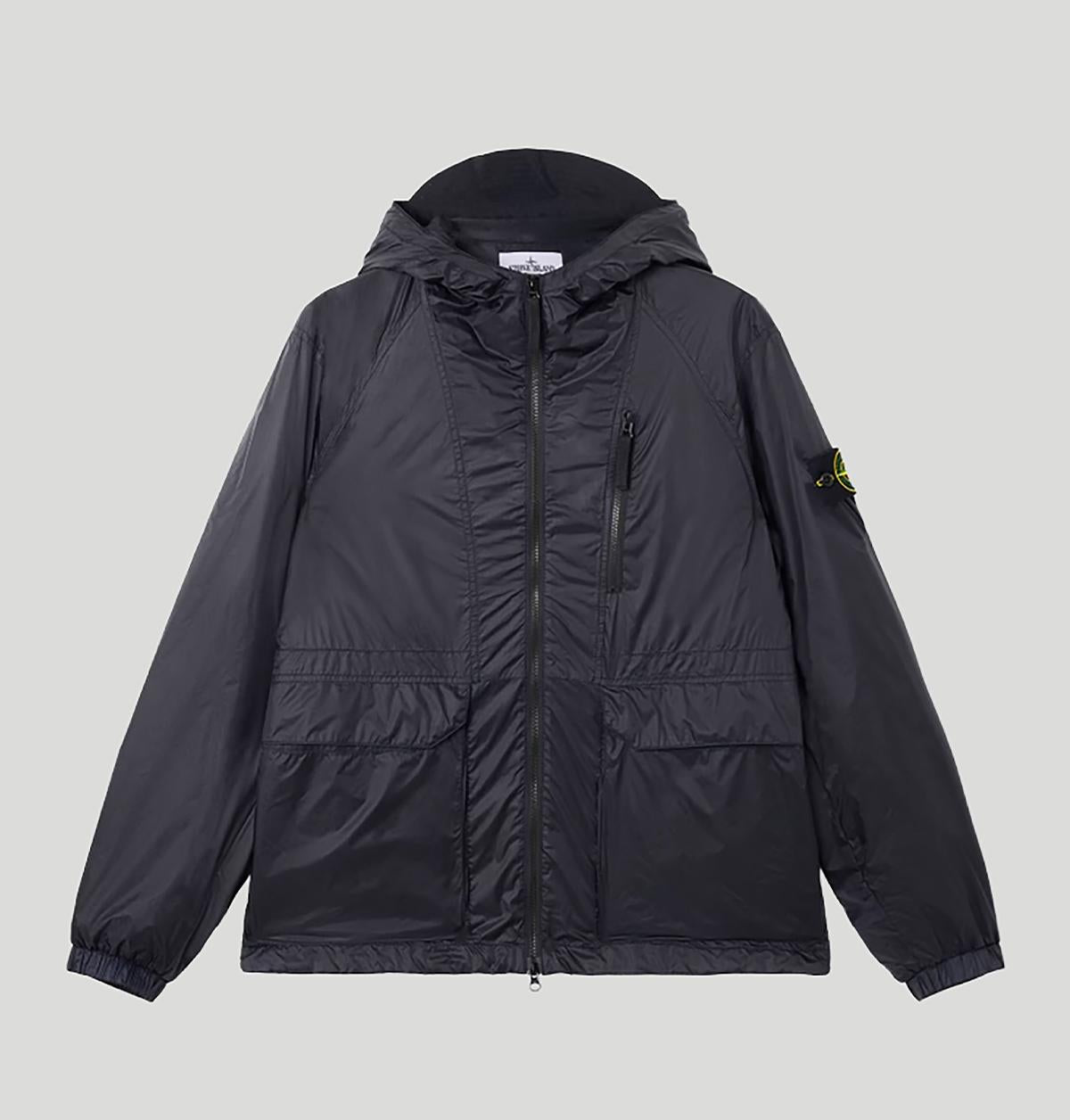 Stone Island Hooded Jacket In Nylon Metal Econyl L1S154100057 S0163V0020 stone island 