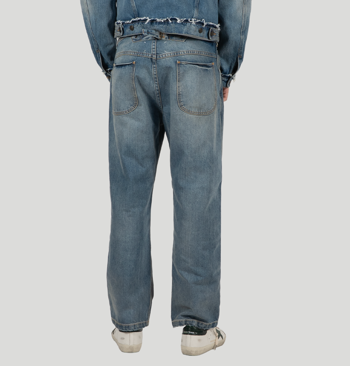 Maison Margiela Dstraight-Leg Cropped Jeans S50LA0245 S30561987 Maison Margiela 