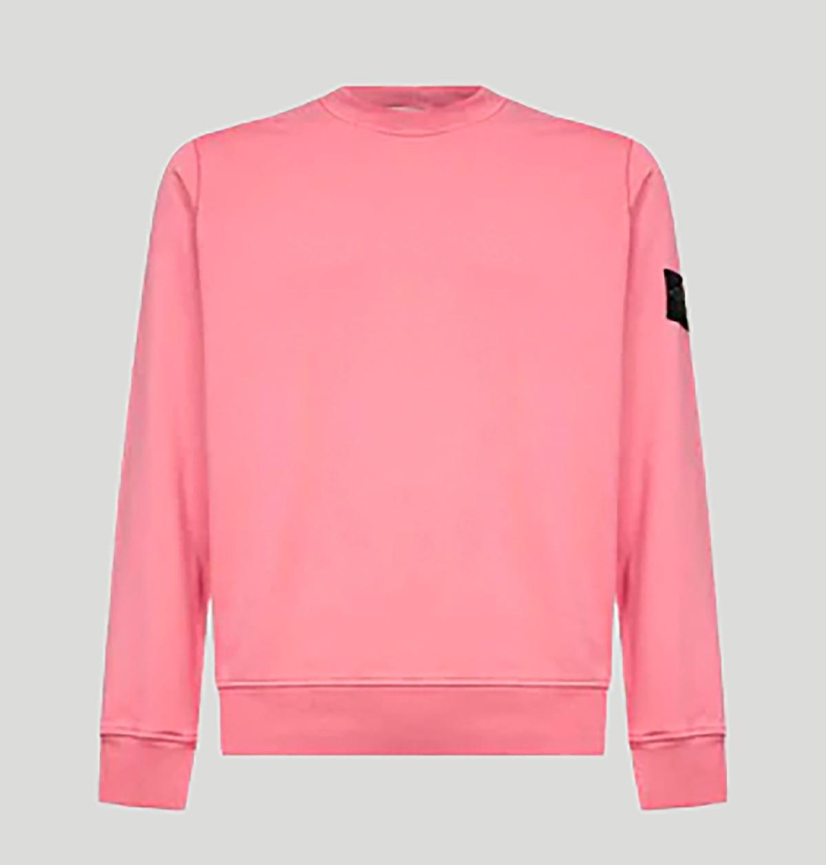 Stone Island Crewneck Sweatshirt In Organic Cotton Fleece L1S156100060 S0051V008G stone island 